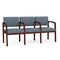 Lesro Lenox 3 Seat Tandem Seating W/ Arms, 65 in W 26 in L 31.5 in H LW3103 - alternate 1
